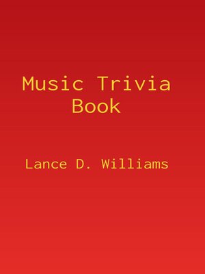 cover image of Music Trivia Book